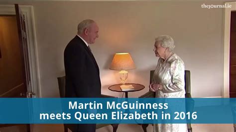 Martin Mcguinness Meets Queen Elizabeth 2016 Youtube