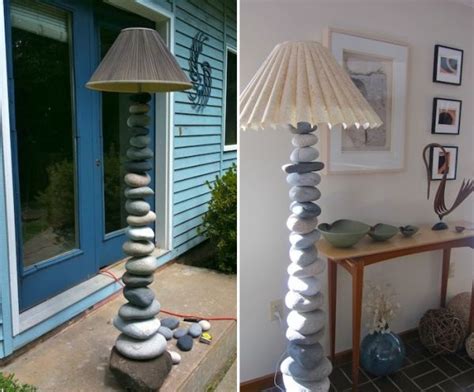 You could make floor lamp by making base of the floor lamp and fix lamp shade on the top or you can also convert pvc pipe into floor lamp. Inexpensive DIY Floor Lamp Ideas to Make at Home