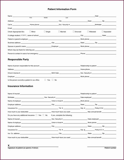 Patient Registration Form In Spanish Aulaiestpdm Blog