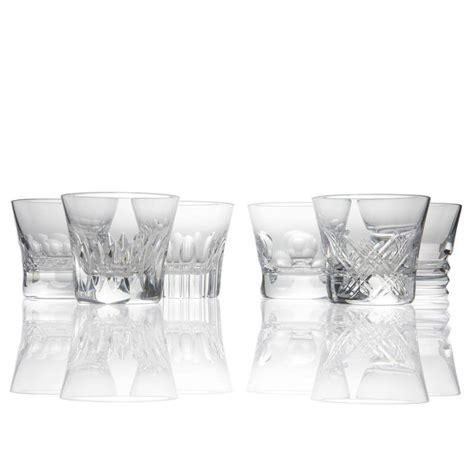 Baccarat Everyday Set Of Six Assorted 3 Tumblers Gearys