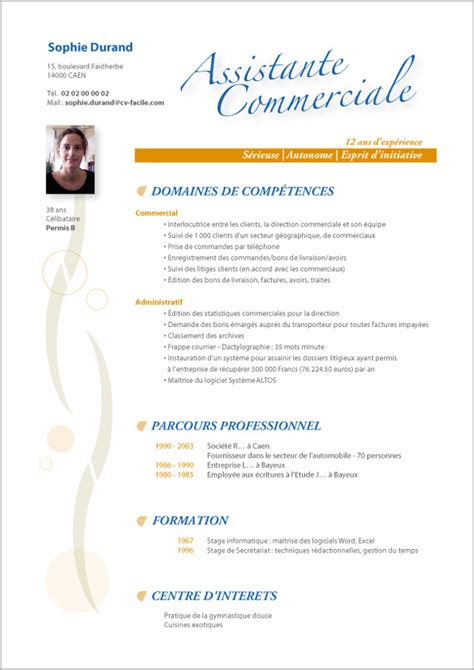 With our commercial manager cv examples and examples from myperfectcv you will write a cv that bsc (hons) in commercial management and quantity surveying from university of example. exemple cv commercial gratuit - CV Anonyme
