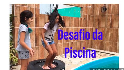 Niños jugando en el agua. DESAFIO DA PISCINA! POOL CHALLENGE - YouTube