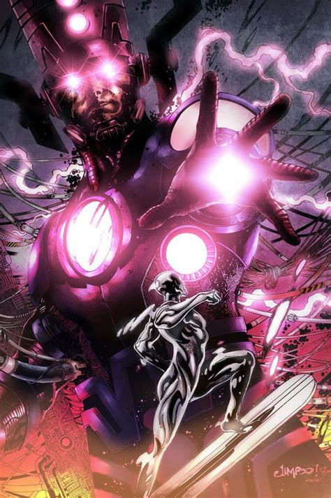 Galactus Vs The Silver Surfer By Jimbo Salgado By Bulalakaw76 Silver