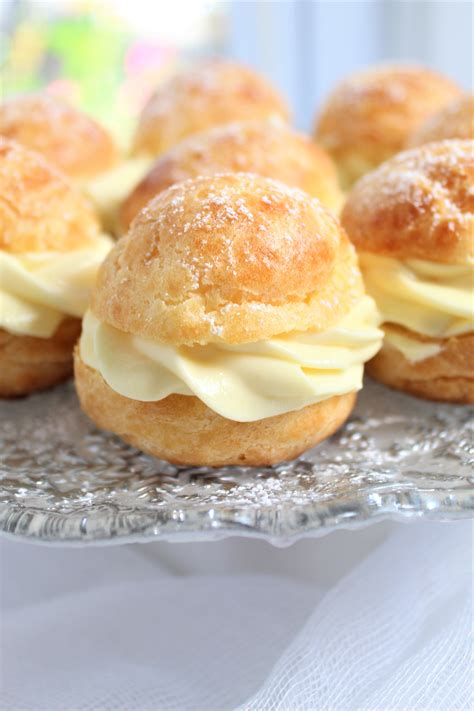 Gluten free cream puffs and eclairs are made simple in this easy recipe, but still oh so elegant! Gluten Free Cream Puffs | Let Them Eat Gluten Free Cake