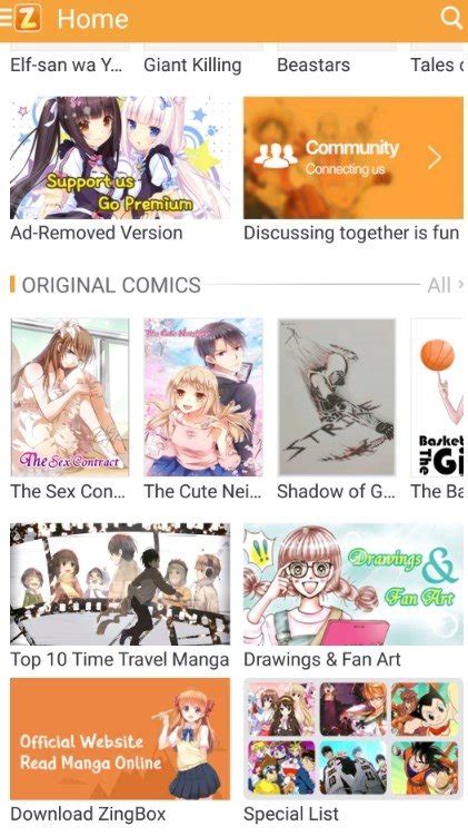 Aplikasi Komik Manga Android 2021