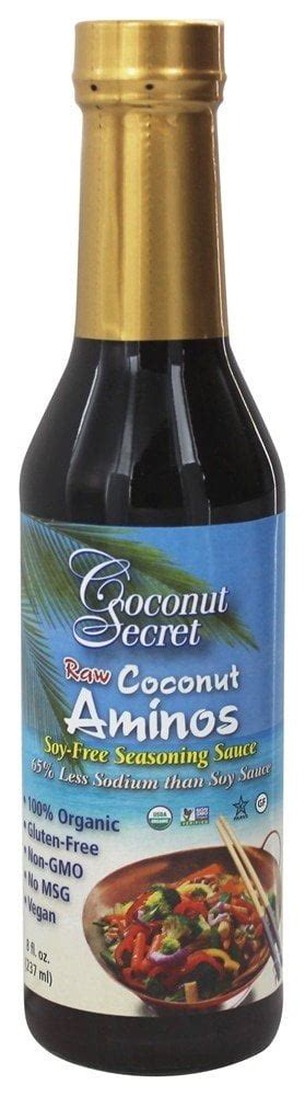 Coconut Secret Coconut Aminos Soy Free Seasoning Sauce 8 Fl Oz