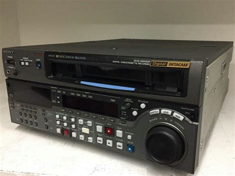 Sony Dvw M2000p Pal Digital Betacam Vtr Videocassette Recorder Sp Sx
