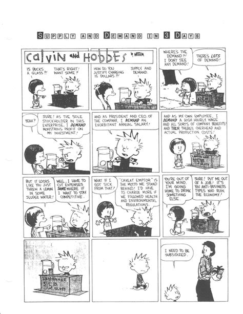 Pin By Ipacslevente On Calvin And Hobbes Kázmér és Huba Economics