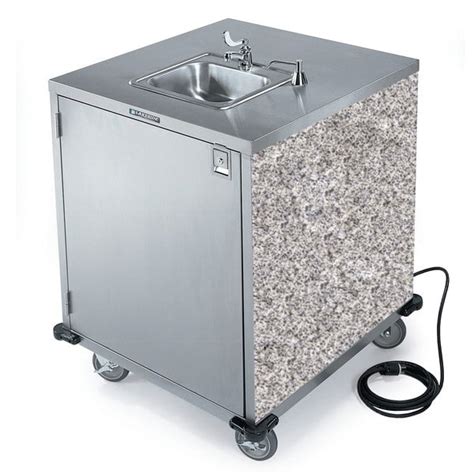 Lakeside 9600gs Portable Self Contained Stainless Steel Hand Sink Cart