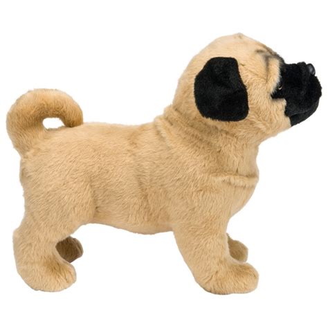 28cm Cooper The Standing Pug Plush Soft Toys Uk