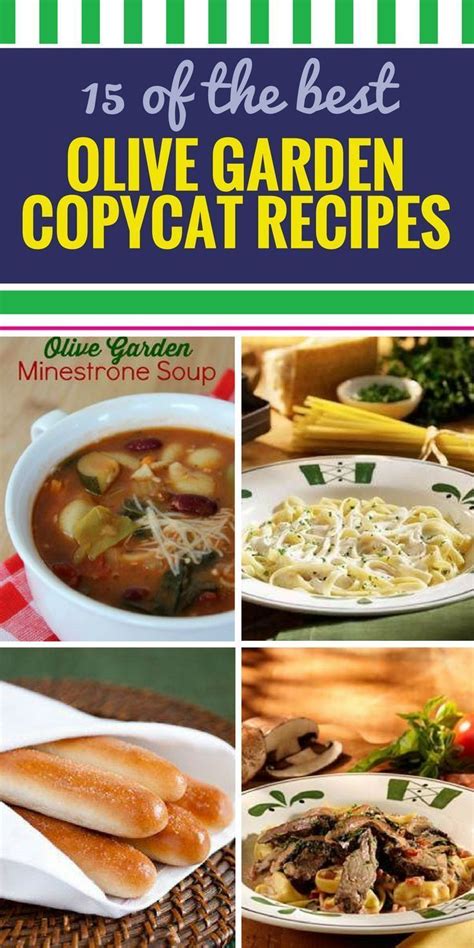 15 Copycat Olive Garden Recipes My Life And Kids Restaurant Recipes
