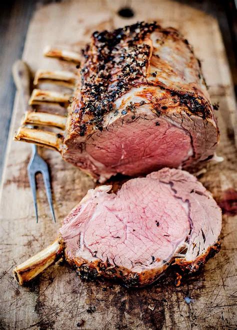 Prime rib, also referred to as standing rib roast, is a beautiful piece of meat. How To Make Standing Rib Roast | Recipe | Rib roast, Rib roast recipe, Rib recipes