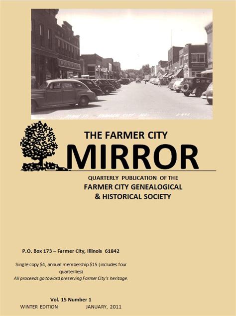 Farmer City Genealogical And Historical Society Farmer City Illinois