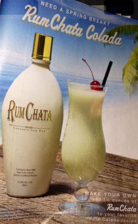 This post contains affiliate links which may earn me commissions should you click. Rum Chata Colada! | Alcoholic drinks, Colada, Rumchata