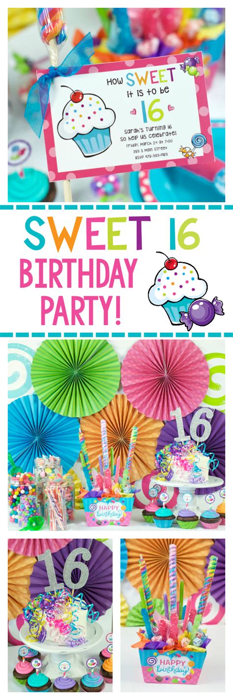 What to do for a sweet 16 party? Sweet 16 Birthday Party Ideas-Throw a Candy Themed Party