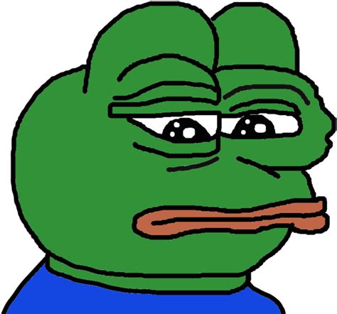 Sad Pepe Transparent Images Png Png Play