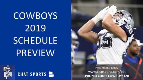Dallas Cowboys 2019 Schedule Home Games Away Games And What Teams The