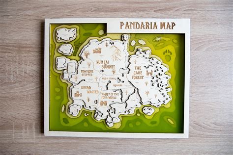 World Of Warcraft Pandaria Map Pandaria Map Wow Pandaria Etsy Ireland