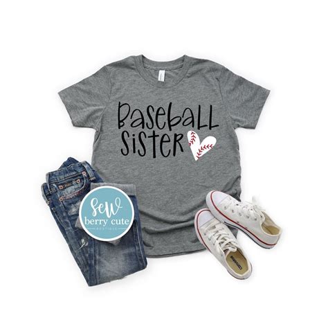 Baseball Sister T Shirt Baseball Sister Shirt Baseball Sister Baseball T Shirt