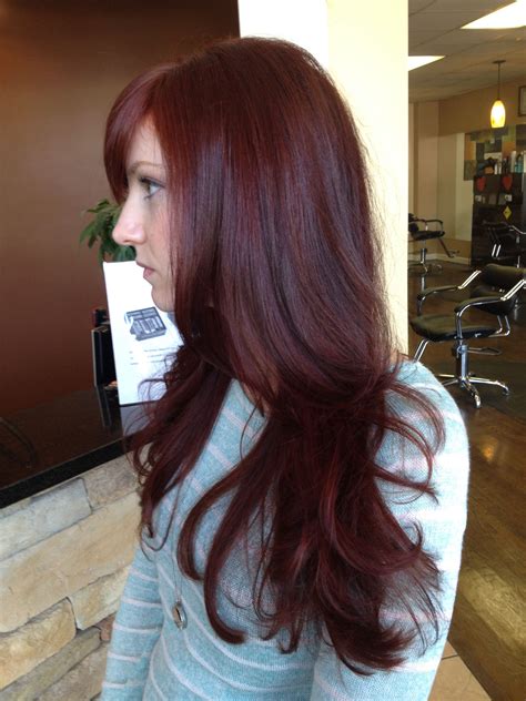 Dark Red Brown Hair Color