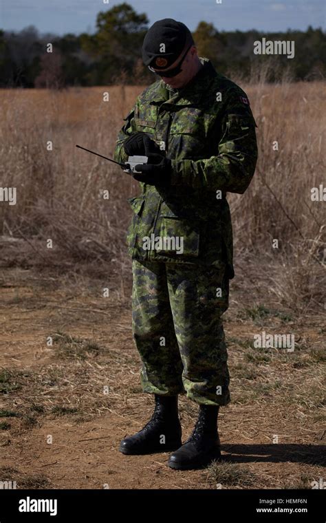 A Soldier From The 37 Combat Engineer Regiment 37 Canadian Brigade