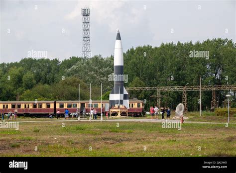 The V2 Rocket On The Launch Platform At The Peenemuende Research