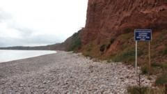 Nudists Angry At Budleigh Salterton Beach Extension Block Bbc News