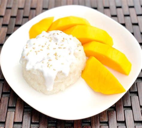 Khao Niew Ma Muang Thai Sweet Sticky Rice With Mango Lets Cook