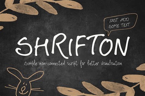 Shrifton Font By Blessed Print · Creative Fabrica