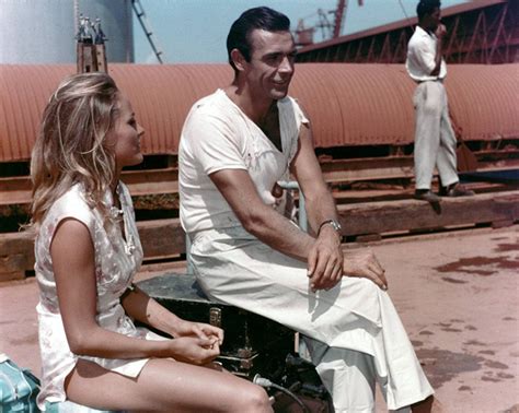 Sean Connery And Ursula Andress In Dr No 1962 James Bond Movies