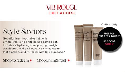 Sephora Gwp From Living Proof Vib And Vib Rouge Only Whats Up Mailbox