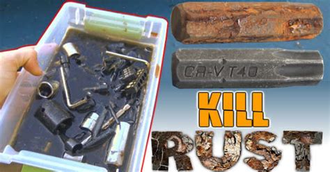 Rust is a chemical process in which iron oxidizes and begins to flake away the metal. How To Get RUST OFF Your TOOLS! - Muscle Cars Zone!