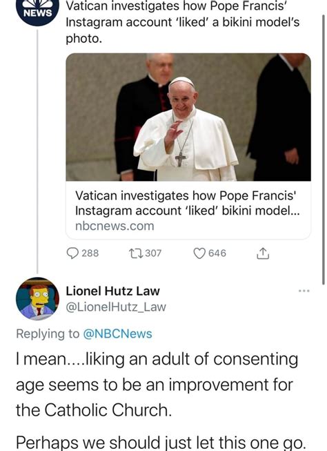Pope Francis Liking Instagram Post Busted Pope Franciss Official