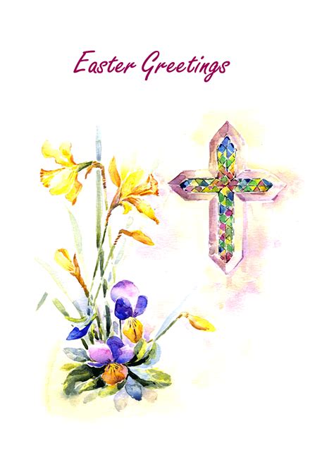 Easter Religious Cards Ea101 Pack Of 25 4 Designs