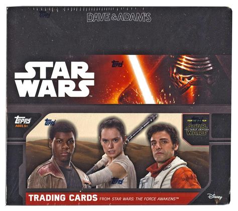 Star Wars The Force Awakens Series 1 24 Pack Box Topps 2015 Da