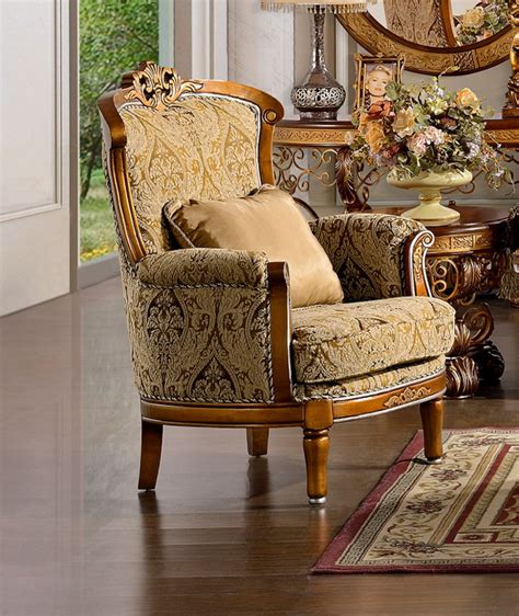 Shop at ebay.com and enjoy fast & free shipping on many items! HD 369 Homey Design Traditional Wood Finish Upholstered ...