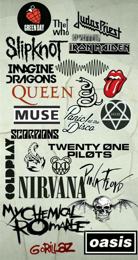 Pin By Luis Hernandez On Rock And Roll Rock Band Logos Band