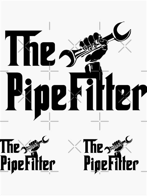 the pipe fitter plumber funny sticker for sale by carlcraddock redbubble