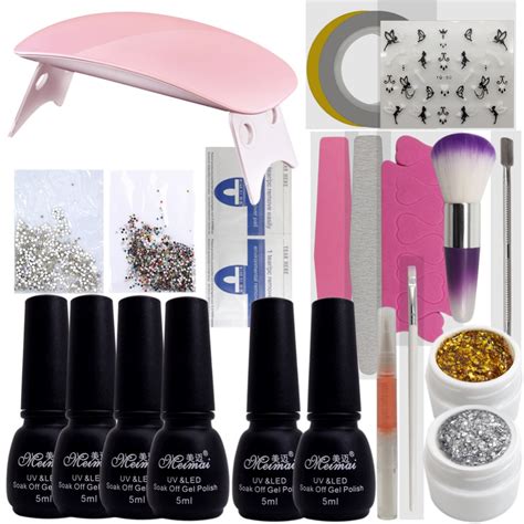 See the results for best home gel manicure in los angeles Nail Art Pro DIY Full Set Soak Off Uv Gel Polish Manicure ...