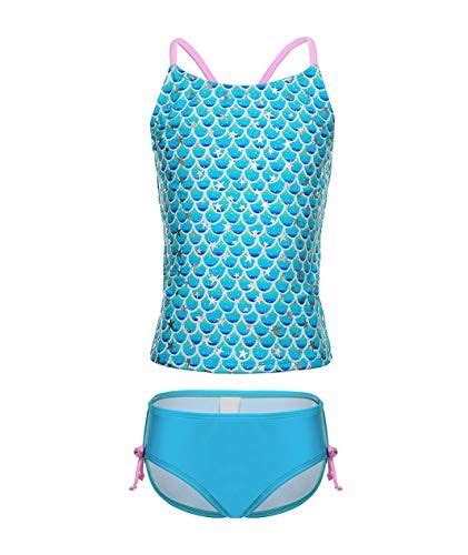 Belloo Girls Two Pieces Swimsuit Tankini Set 2 Piece Bathing Suits For