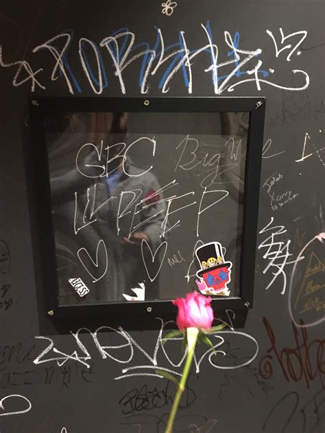 Lil Peep Tribute In Philly Tonight He Signed The Wall When He Visited