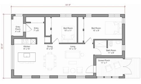 Floor Plans With Attached Garage Under 1000 Sq Ft House Plans 1000 Sq