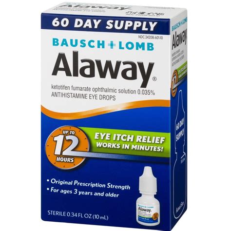 Alaway Antihistamine Eye Drops 034oz 1ct