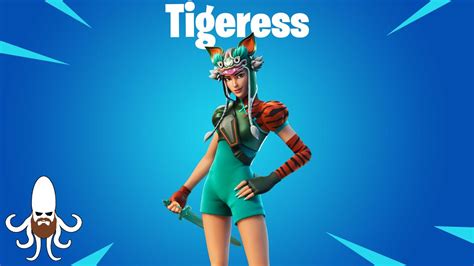 Tigeress Skin Review And Gameplay Fortnite Youtube