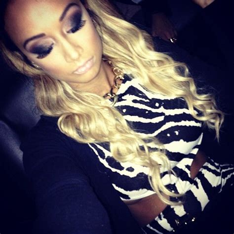 The former basketball wives star dished sultry looks and rocked only a tiny purple miniskirt for the occasion, and the update has racked up more than 86,700 likes so far. Draya Michele|Love the make up! | Long hair styles, How to ...