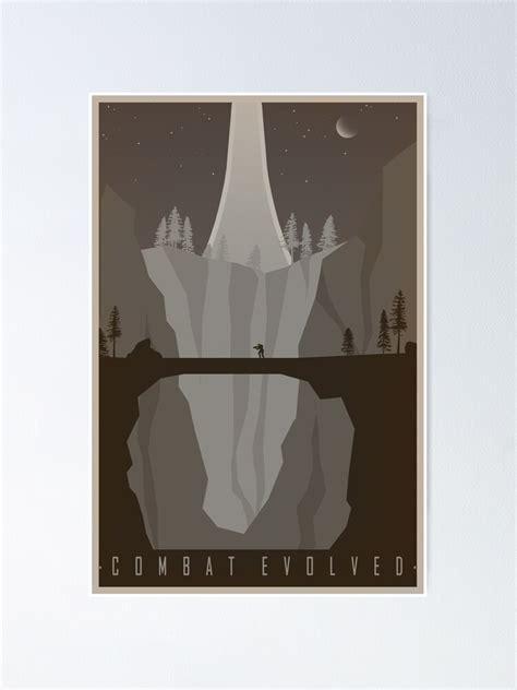 Halo Combat Evolved Vintage Travel Poster Poster For Sale By Mrs