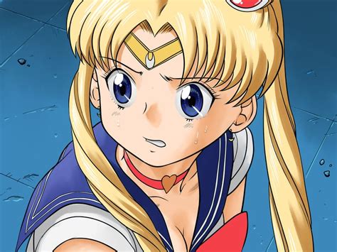 Tsukino Usagi And Sailor Moon Bishoujo Senshi Sailor Moon Drawn By Gotou Kenji Danbooru