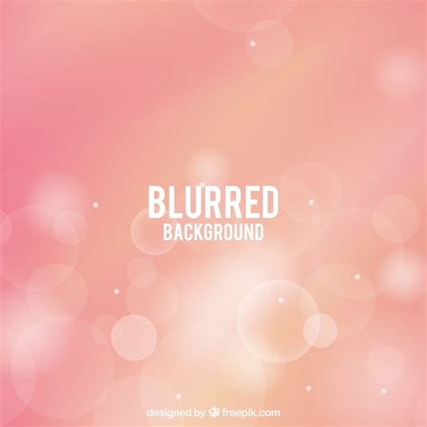 Blurred Pink Background Vector Free Download