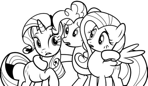 Friendship is magic ada tokoh utama yang disebu mane 6 yaitu : Pinkie Pie pony coloring pages for girls to print for free