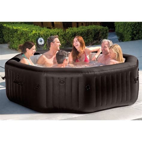 Intex 28435e Pure Spa 6 Person Inflatable Portable Heated Bubble Hot Tub Ebay